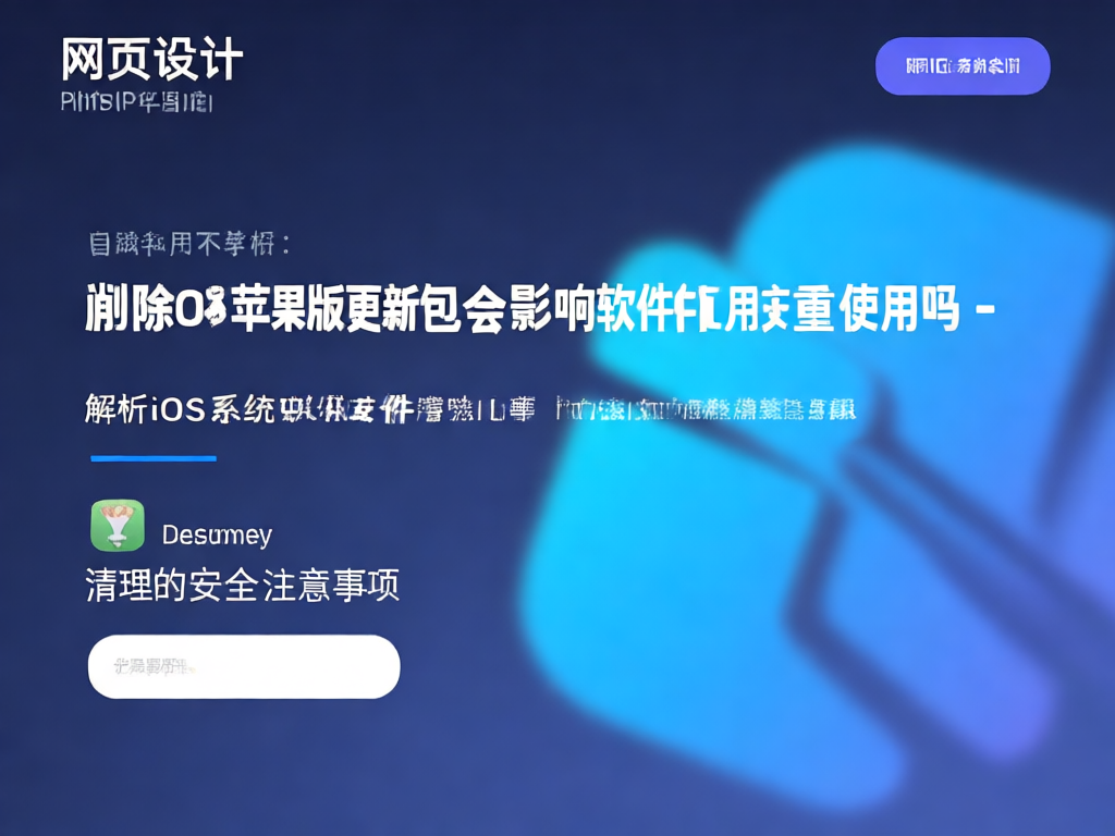 iOS系统更新文件管理示意图